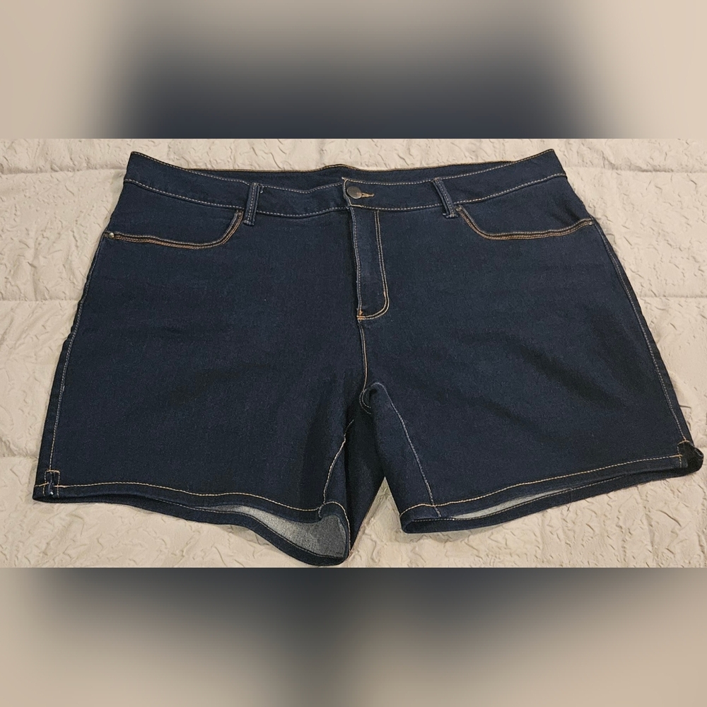 Stylish Dark Blue Women's Jean Shorts